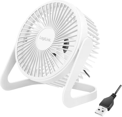 LogiLink UA0403 USB-ventilator (b x h x d) 180 x 126 x 195 mm