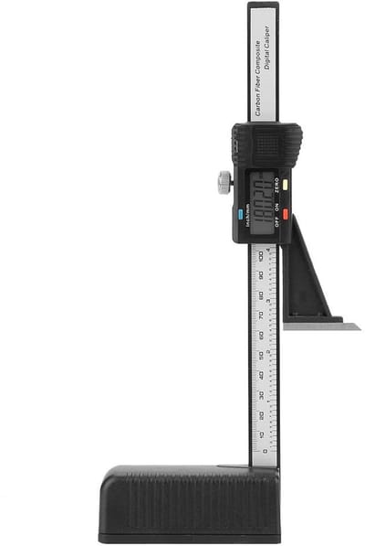 Dailygoods- Hoogtemeter Digitale 0-150mm - Hoogte Meetinstrument - Lichtgewicht - Slijtvast - Magnetische Voeten - Kunststof - Hoogtemeetinstrument