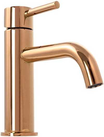 Rea - Wastafelkraan Lungo Copper Low - 9,5 x 5 x 16,5 cm