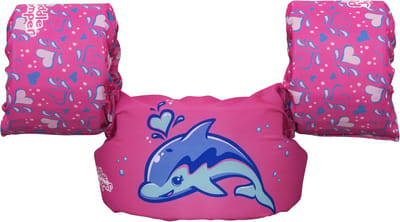 Bestway Puddle Jumper® dolfijn - roze - Verstelbare zwembandjes voor kinderen - 15-30 kg - Maat one size