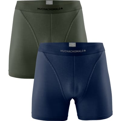 Muchachomalo Boxershort Heren – 2 Pack – 95% Pima Katoen – Ademend – Kleding – Heren Ondergoed – Onderbroeken Heren
