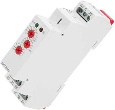 Allecto - Tijdrelais voor DIN Rail - Multifunctioneel - 10 Instellingen - Compact ontwerp - 220V - Tijdschakelaar - Geschikt voor verlichting en ap...