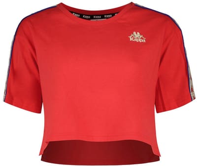 Kappa Apua Authentic T-shirt Met Korte Mouwen Rood S Vrouw