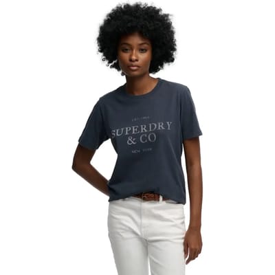 Superdry - Luxe Casual Relaxed T-shirt - Dames - T-shirts