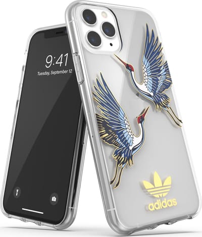 Apple iPhone 11 Pro Hoesje - adidas OR - Clear case Serie - Hard Kunststof Backcover - Transparant - Hoesje Geschikt Voor Apple iPhone 11 Pro