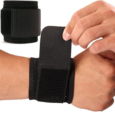 Polsbrace, 2 PACK polswraps voor carpaal tunnel voor vrouwen en mannen. Polsbanden voor gewichtheffen, trainen en pijnverlichting. Flexibel, zeer elastisch, verstelbaar, comfortabel en multifunctioneel