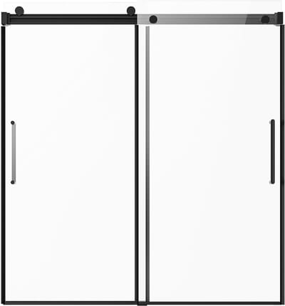 Frameloze schuifdeur voor badkuip en douche 1422-1524x1524mm glazen deur