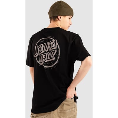 Santa Cruz Stamped Opus T-Shirt zwart
