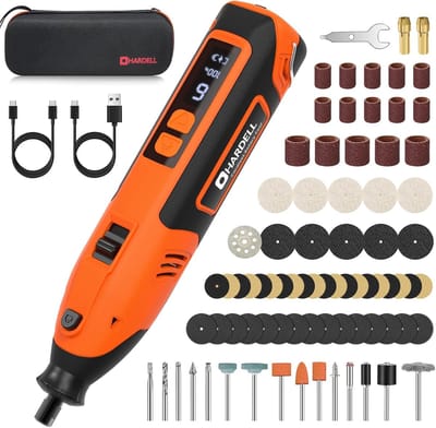 Accu Roterende Multitool Set 12V – Multifunctioneel Slijp-, Graveer- en Polijstgereedschap met 80 Delige Accessoires
