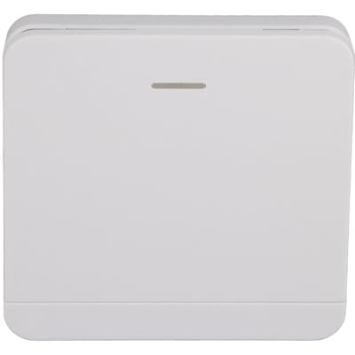 Interrupteur mural à télécommande sans fil ignifugé DC12V pour camping-cars bateaux 1 bouton white