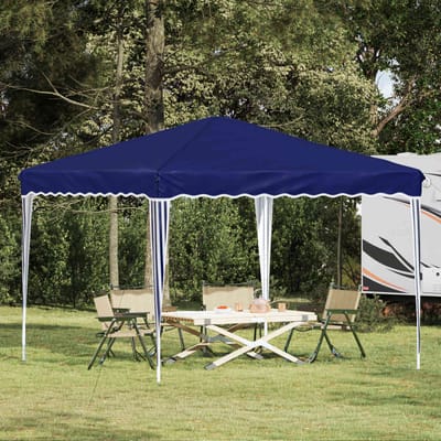 vidaXL - Pop-up - Feesttent - 288 - x - 288 - x - 245 - cm - Blauw - Oxford - Stof