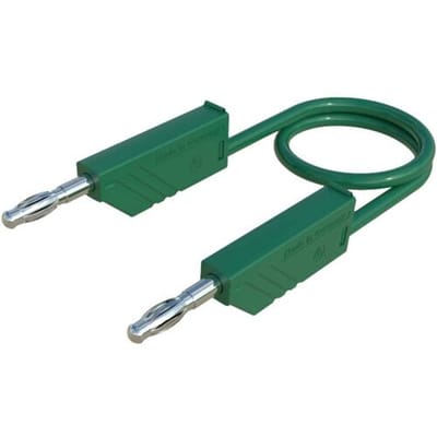 Hirschmann Test & Measurement MLN 200/2,5 GN Meetsnoer Banaanstekker 4 mm Banaanstekker 4 mm 2.00 m Groen 1 stuk(s)