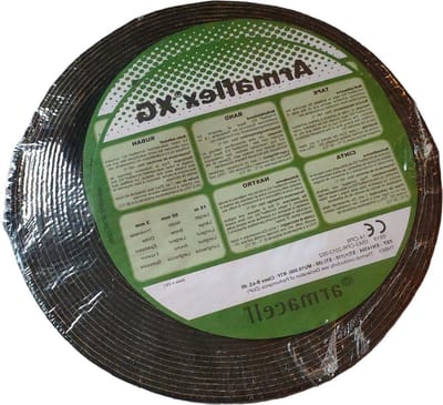 Isolatietape Rol - Flexibele Tape - Leidingen Isoleren - Gesloten Cel Structuur - 15 Meter Lengte - Zwart