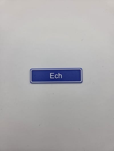 3D plaatsnaam speldje Ech
