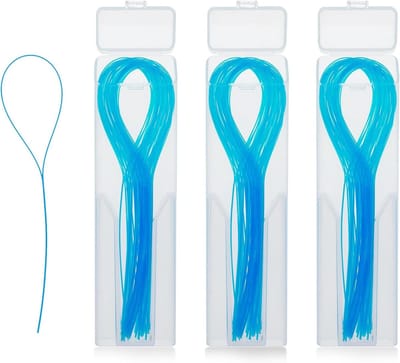 Dailygoods - Dental Floss Threader - 150 Stuks voor Diepe Reiniging van Brackets, Bruggen en Implants