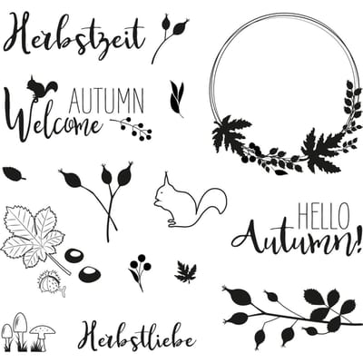 Clear Stamps "Herfstbos"