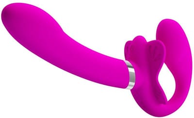Pretty Love Valerie - Strap-on Vibrator - Strapless - Roze - USB Herlaadbaar - Waterproof