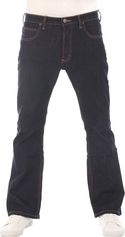 Lee Heren Jeans Broeken Denver bootcut Fit Blauw Volwassenen Denim Jeansbroek