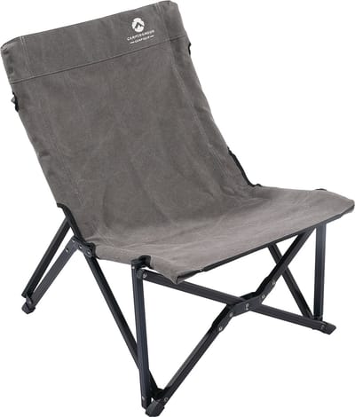 Campingmoon Opvouwbare Campingstoel – Canvas Relaxstoel – Lichtgewicht Stoel met Rugleuning – 100 kg Belastbaar