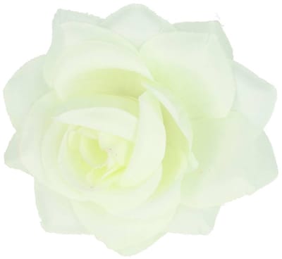Haarsoires Haarspeld Duckklem 5cm – Haarbloem Roos – Creme - Sterke Haarclip voor Styling & Dagelijks Gebruik - Hair Clip - Decoratieve Haaraccessoire