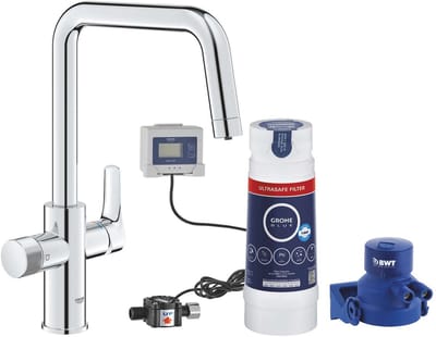 Grohe Blue Pure - Set keukenkraan Start met Ultrasafe filterfunctie, chroom 30594000