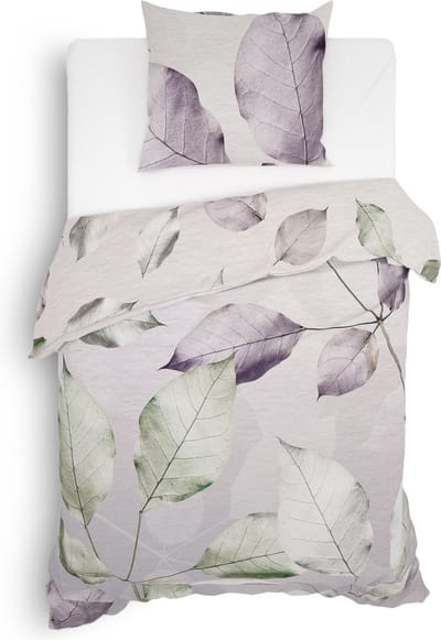 Heckett & Lane Eray Dekbedovertrek - Twill - Eenpersoons - 140x200/220 cm - Taupe Grey