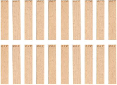TopWosk - Houten Lonten - Gegraveerd - 100x20x1mm - FSC-gecertificeerd