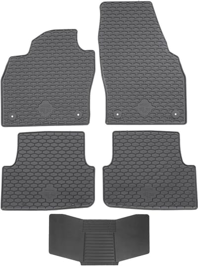 Max-Dywanik Serie - Rubber Automatten - VW Polo VI 2021 - VW Taigo 2021 - Precies Passend - Bevestiging Inbegrepen