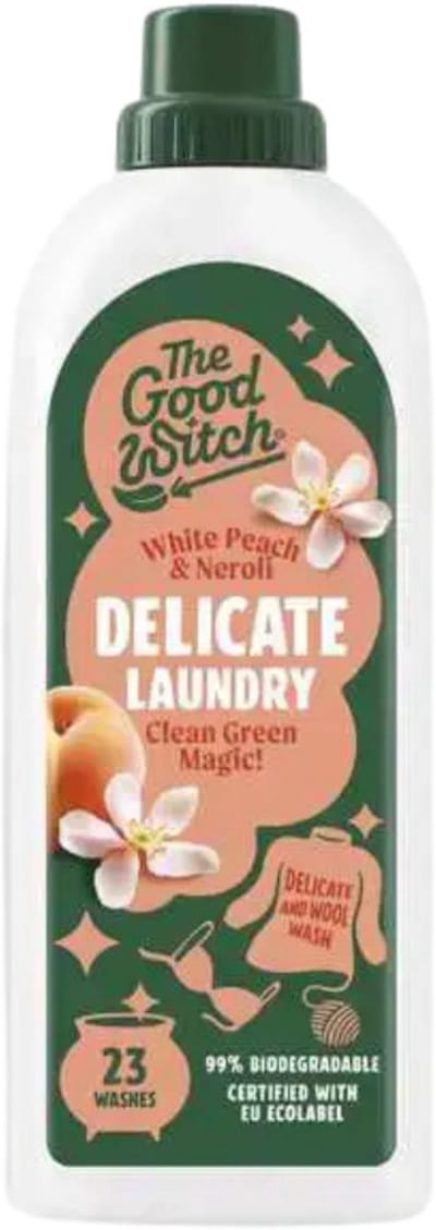 The Good Witch Wasmiddel wol/fijn witte perzik 1 Liter