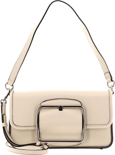 SEIDENFELT MANUFAKTUR Schoudertas Grurup Crossbody Bag Cool Beige Crème