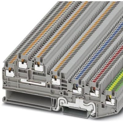 Phoenix Contact 3244473 Initiator- en actuatorklem Push-In-klem Grijs 50 stuk(s)