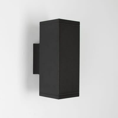 KS Verlichting Solid XL Up en Down Muurlamp Zwart