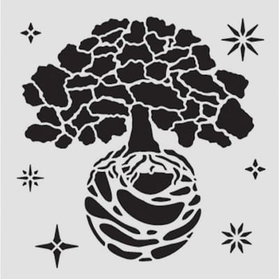 Sjabloon "A New Beginning - World Tree"