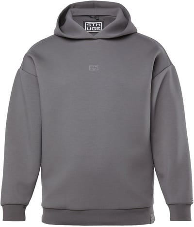 STHUGE - Heren - Hoodie trui met capuchon - Grafietgrijs - Maat 4XL