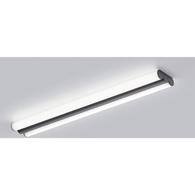 Helestra LED spiegellamp LOOM, lengte 60 cm, zwart, IP44