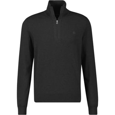 Lerros - Half zip trui - Heren - L - 485 CLASSIC NAVY - Katoen - 25N5432
