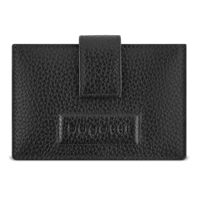 Bugatti Elsa Kredietkaart etui RFID-bescherming Leer 11 cm - 5 Sleuven - schwarz