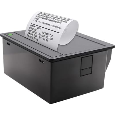 80 mm ingebouwde thermische printermodule met TTL+RS232+USB-verbindingen Ondersteunt ESCPOS-opdrachten 72 mm 0 zwart