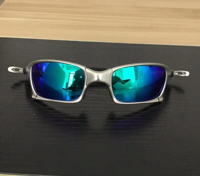Lunettes de Soleil Homme VTT Lunettes Cyclisme Lunettes de Soleil UV400 Lunettes de Soleil Pêche Durable Métal Métal Lunettes de Vélo Lunettes de Cyclisme Lunettes de Randonnée A1-5 One Size blue
