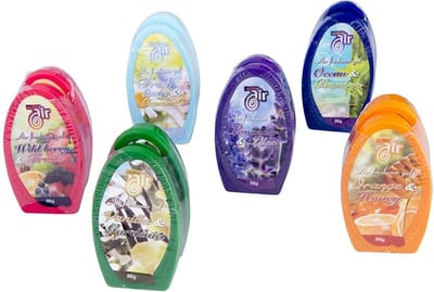 Luchtverfrissers – 12 stuks in 6 verschillende geuren - Air Freshener 98 g / stuk