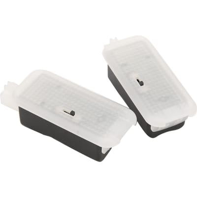 Lumière de porte de voiture Alliage LED 3 Couleurs Réglable Remplacement pour A6 Q5 A4 A7 A5 Q3 Q7 TT S5 white