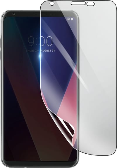 3mk, Geschikt voor LG V30, Schokbestendige Hydrogel Screenprotector, Transparant