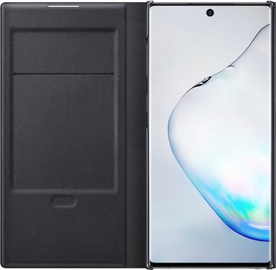Samsung Galaxy Note 10 LED View Cover Zwart ( Let op: NIET voor de Note 10+ )