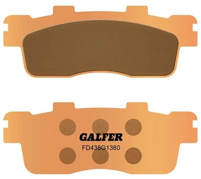 Galfer Scooter Fd438g1380 Gesinterde Remblokken Goud