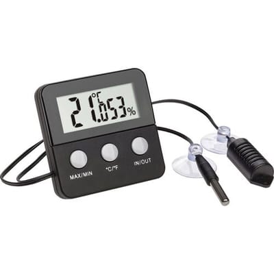 TFA Dostmann TERRACHECK 30.5044.01 Thermo- en hygrometer Zwart