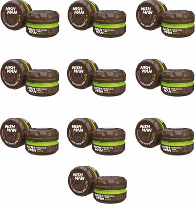 Nishman Haarwax 08 Mat 150 ml 10 stuks - modelcontrole