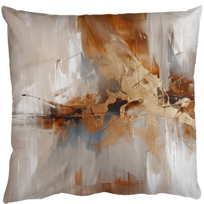 Sierkussens - Kussentjes Woonkamer - 50x50 cm - Modern - Bruin - Abstract - Beige