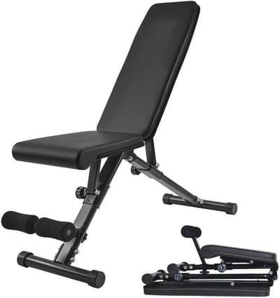 Verstelbare Halterbank Opvouwbaar - Bankdrukken, Fitness & Full Body Workout