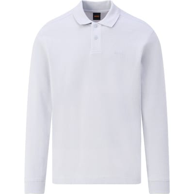 Regular fit poloshirt van katoenmix, model 'PETEMPESTOLONG'