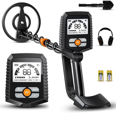 CRLYN® Metaaldetector voor Volwassen - Pinpointer Kinderen - Professioneel - Zwart en Oranje